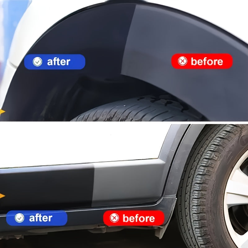 Renovador universal de plástico para el interior del coche, cera para muebles de cuero