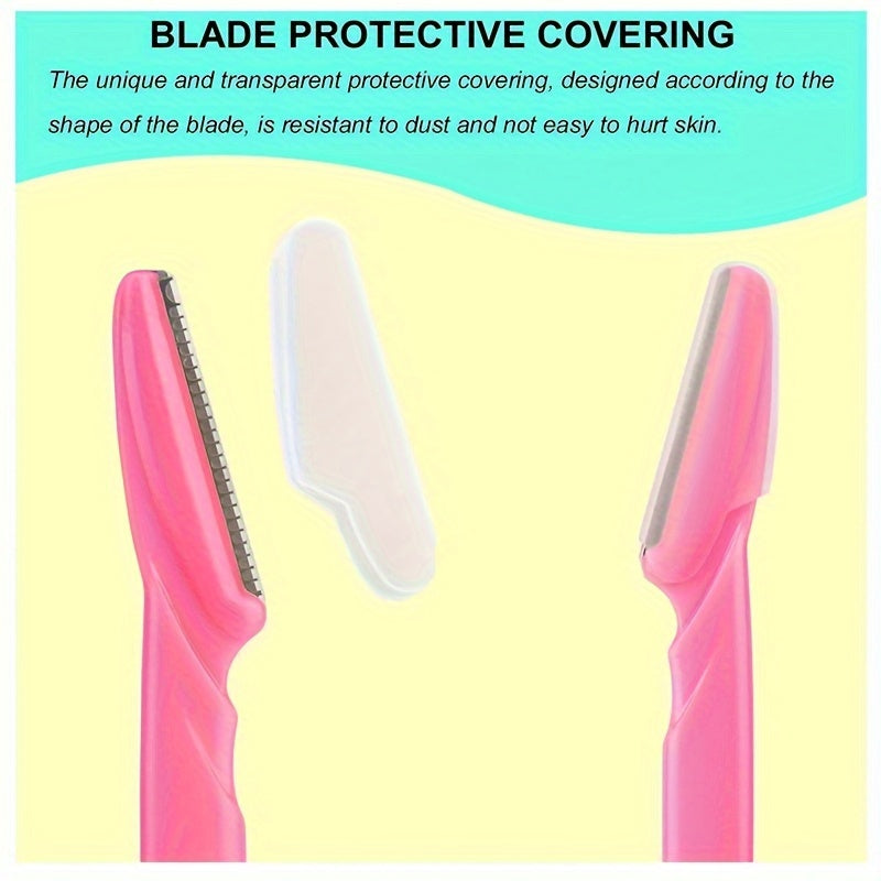 Unisex Multi-Use Eyebrow Razors Set for Exfoliating Dermaplaning Facial Grooming