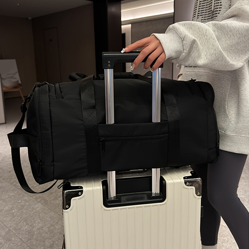 Travel Backpack with Shoe Compartment and Wet-Dry Separation for Business Trips