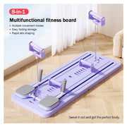 8-in-1 ABS Pilates Slide Board for Core Fitness Home Gym Portable Foldable