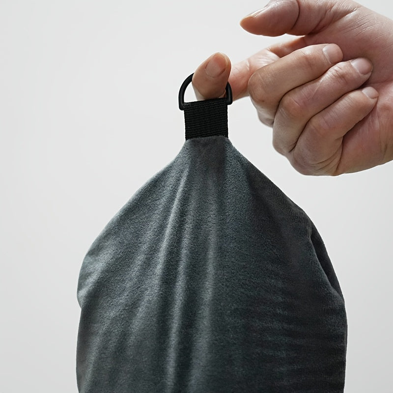 Adjustable Travel Neck Pillow with Zipper for Comfort and Support