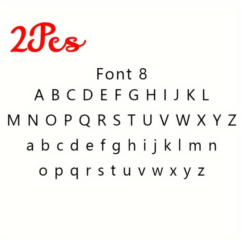 Set of 2 Personalized Initials Cufflinks for Men Elegant Letter Gift for Him