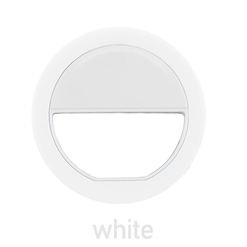 Telefon uchun portativ LED halqa chirog'i, jonli efir va selfilar paytida yuz go'zalligini oshirish uchun.