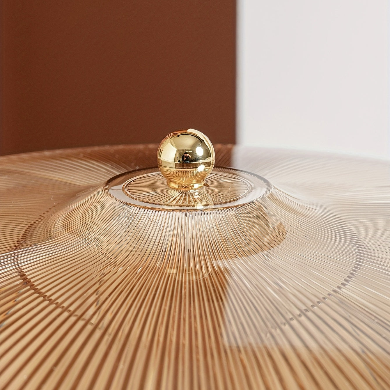 Servidor de caramelo Clear Amber Gray con tapa de 10.92in 28cm para fiestas, bodas y vacaciones