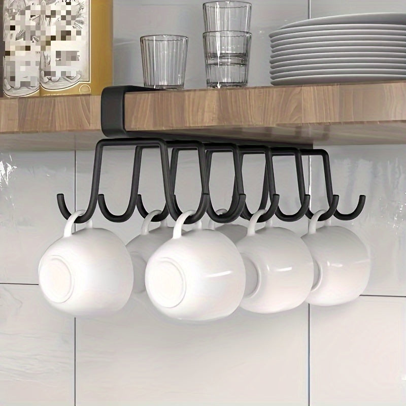 Ushbu qulay Space-Saving Under Cabinet Storage Rack bilan oshxona, yotoq xonasi, hammom yoki ofisingizni tartibga soling, u 12 ta g'isht bilan ta'minlangan. Bu rakni osongina o'rnatib, stakanlar, quloqchinlar, sochiq va boshqalarni saqlash mumkin.