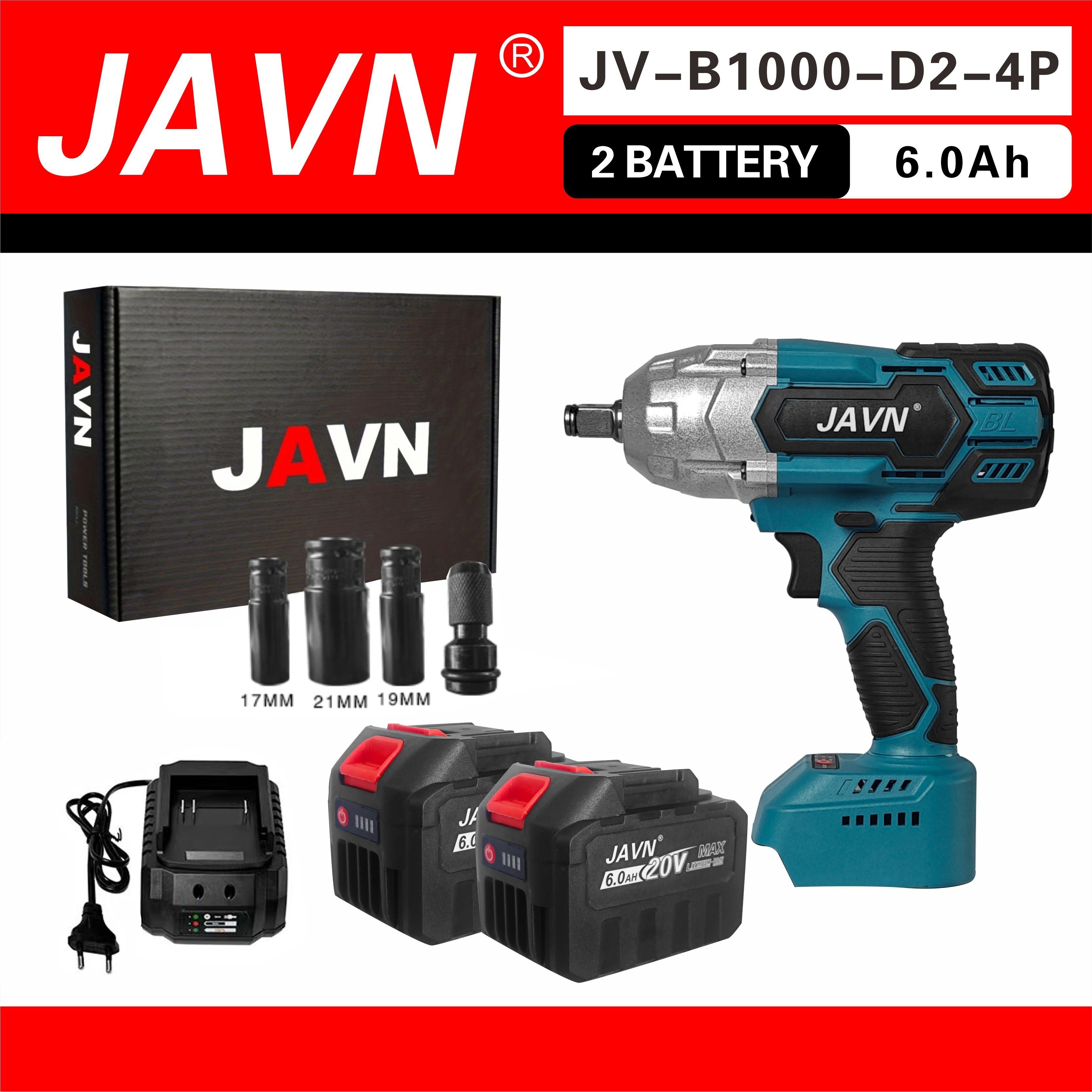 Бесщеточный аккумуляторный ударный гайковерт 1000 Нм, тяжелый промышленный инструмент для ремонта автомобилей, шин