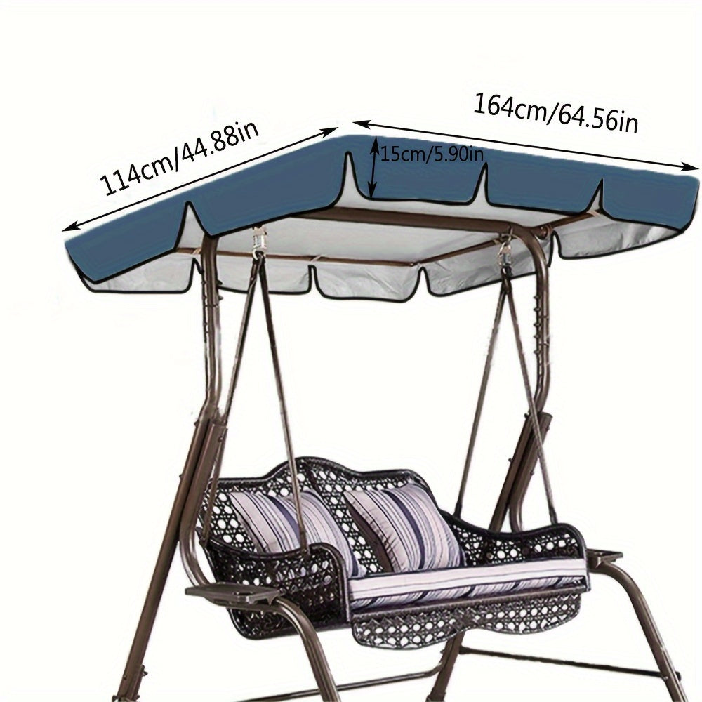 Qora rangda yashil trim bilan mustahkam suv o'tkazmaydigan osma soyabon qopqog'i. Changdan himoya qilish va barcha mavsumlarda foydalanish uchun sozlanadigan tasmalarga ega.