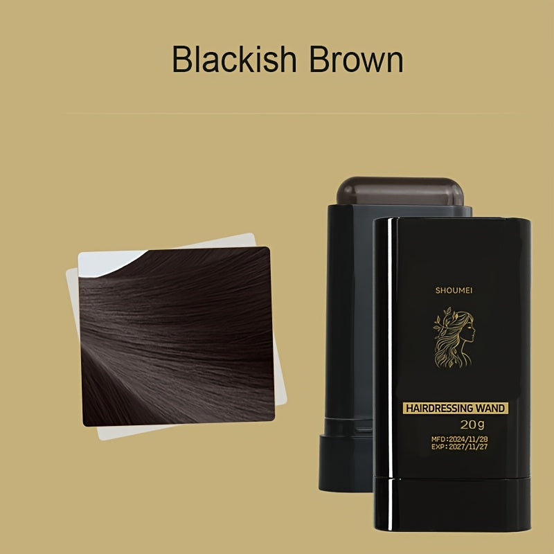 Barra de tinte para cabello portátil para cobertura rápida de canas, duradera y de fácil aplicación