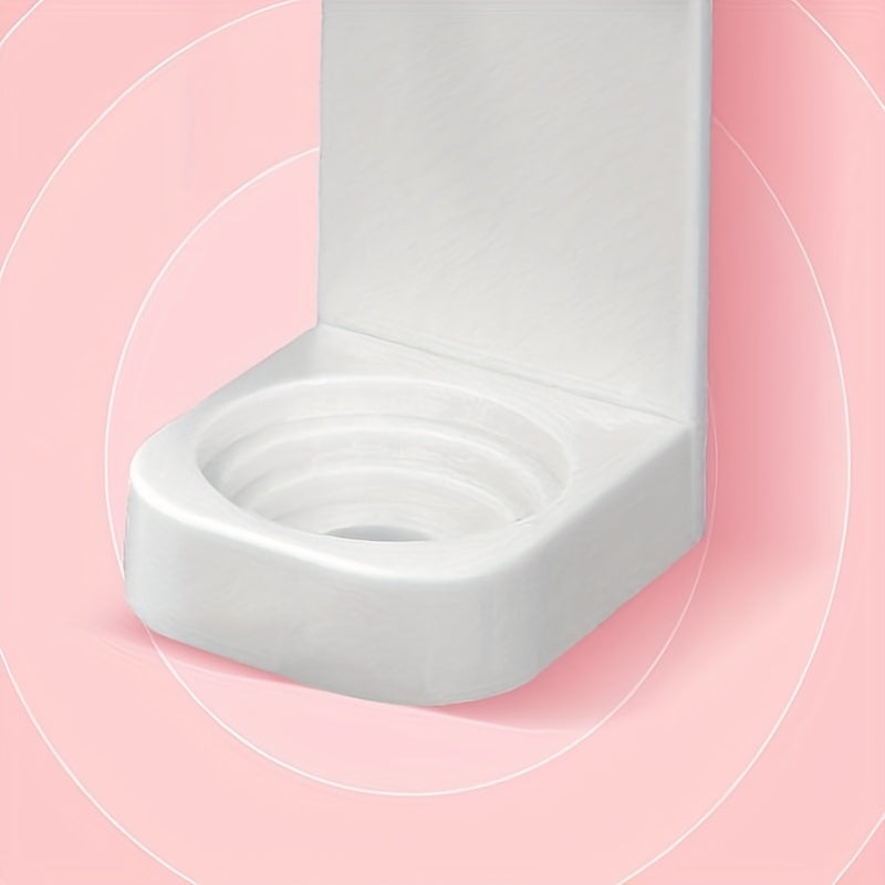 Soporte para cepillo de dientes de plástico de montaje en pared, organizador de baño autoadhesivo