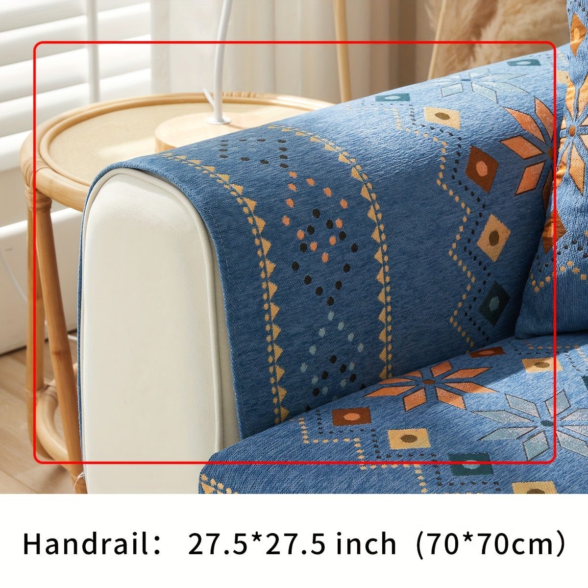 Chenille Sofa Slipcover Protects Furniture for Home and Office Decor