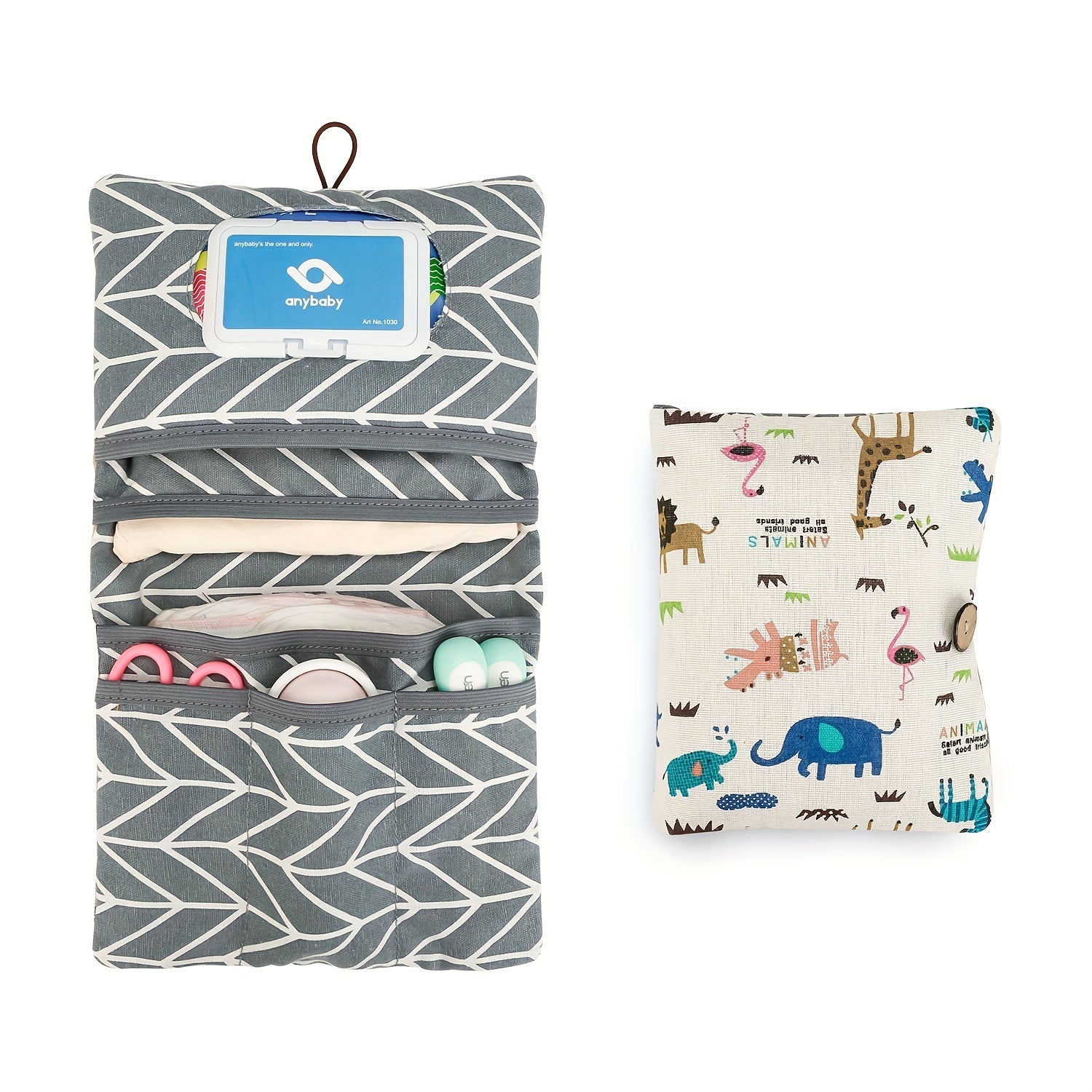 Baby Organizer Portable Toiletry Bag Diaper Storage Pouch for Newborns