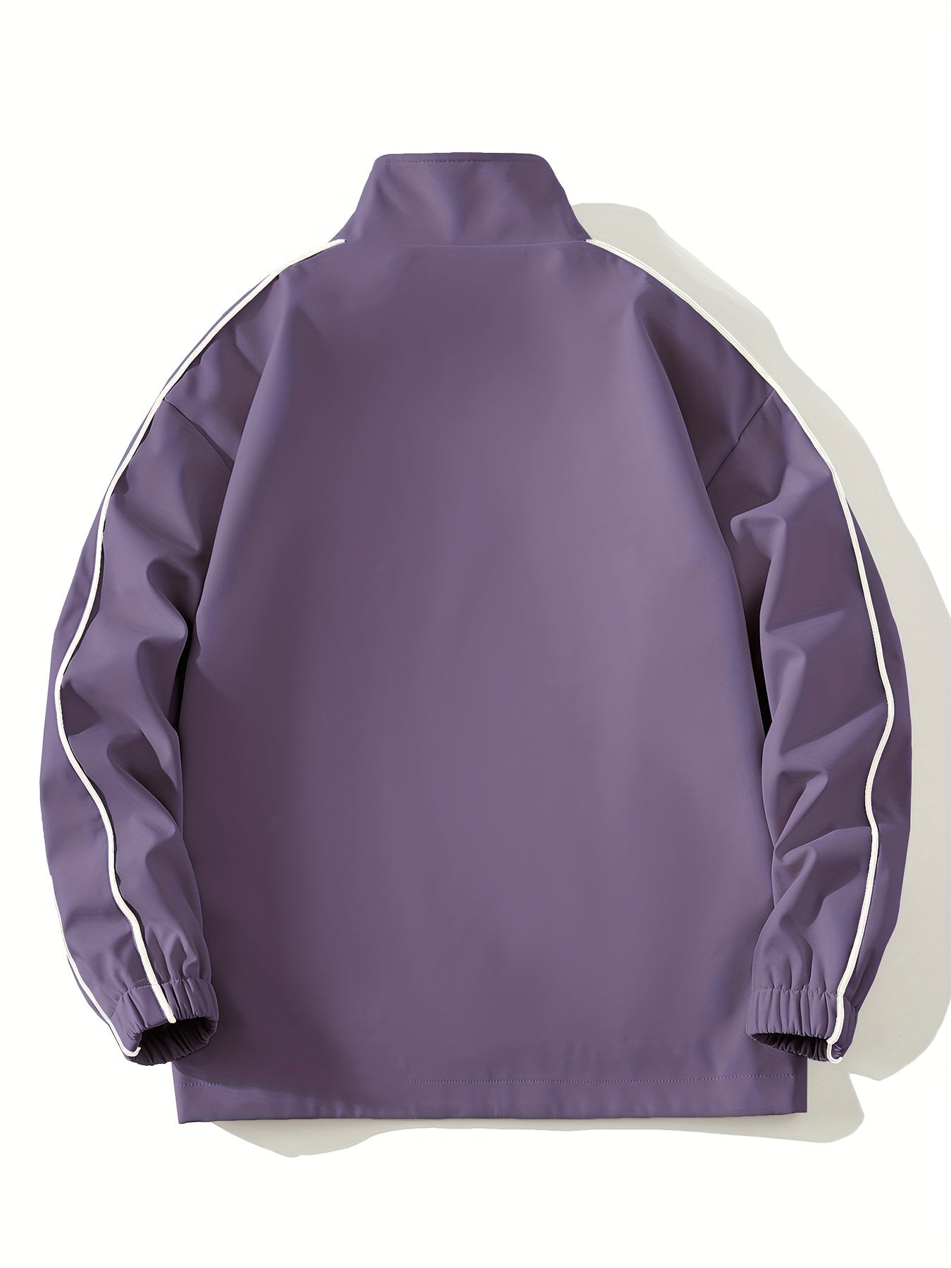 Men's Casual 2-Piece Outfit Zip Jacket and Drawstring Pants Polyester Spring Fall