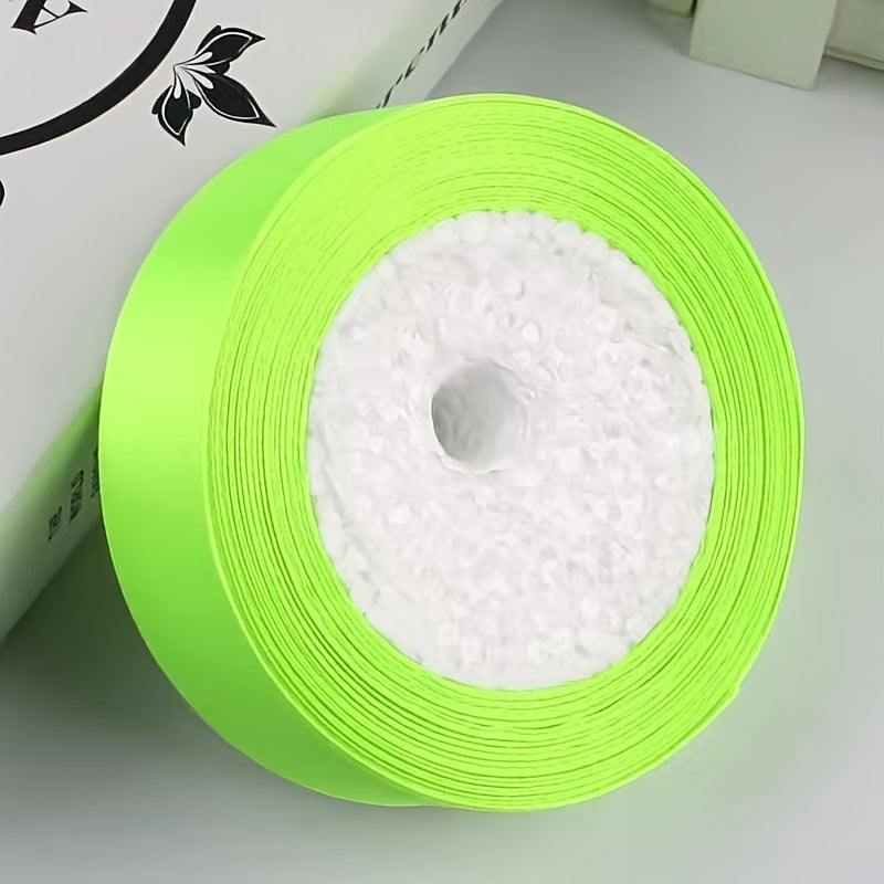 25 Yards Satin Ribbon for Headbands Gift Wrapping Crafts 2.5cm Wide