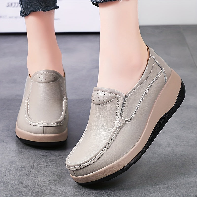 Women's Casual Slip-On Wedge Sneakers Lightweight Comfort Platform