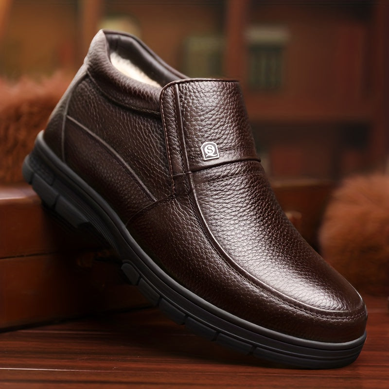 Мужские водоотталкивающие снегоступы с теплыми пушистыми внутренними слоями и ветронепроницаемым дизайном для зимних походов