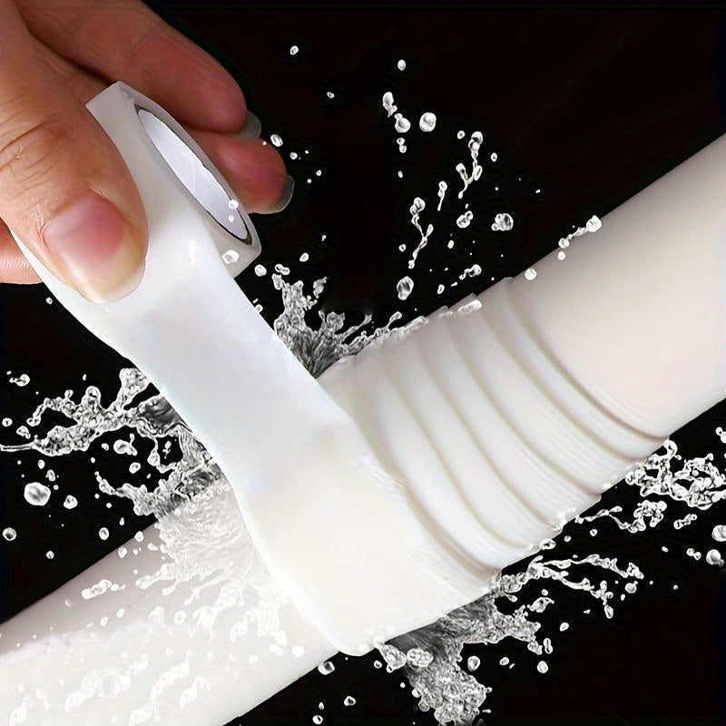 Silicone Leak Repair Tape Waterproof Sealant for Pipes White