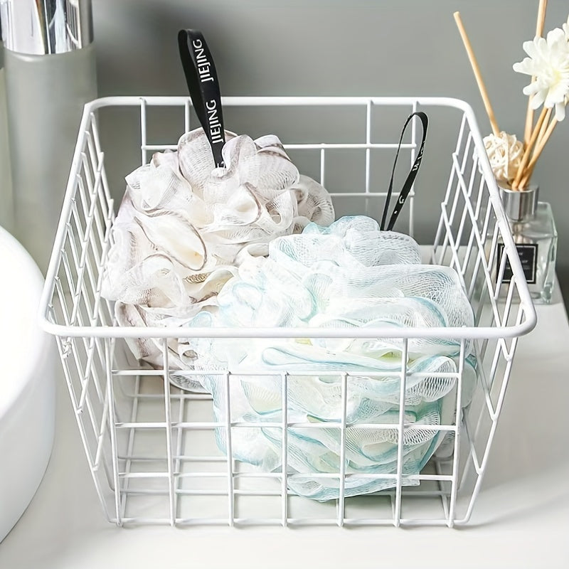 Juego de 4 esponjas de ducha exfoliantes con scrunchies de gradiente