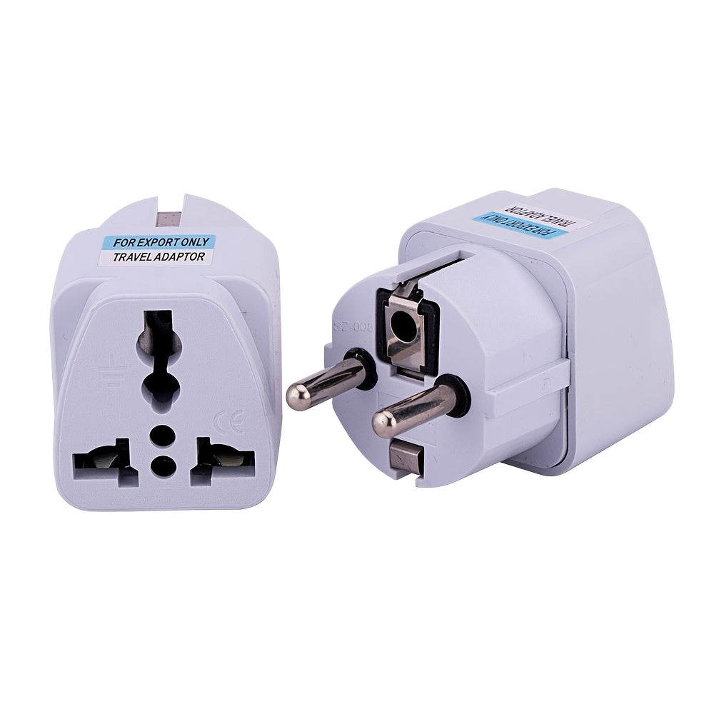 Adaptador de corriente universal para viajes para enchufes de EE. UU., UE, AU, JP, KR
