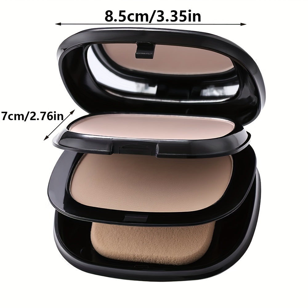 Ivory White Dual-Use Pressed Powder Concealer for Flawless Contouring