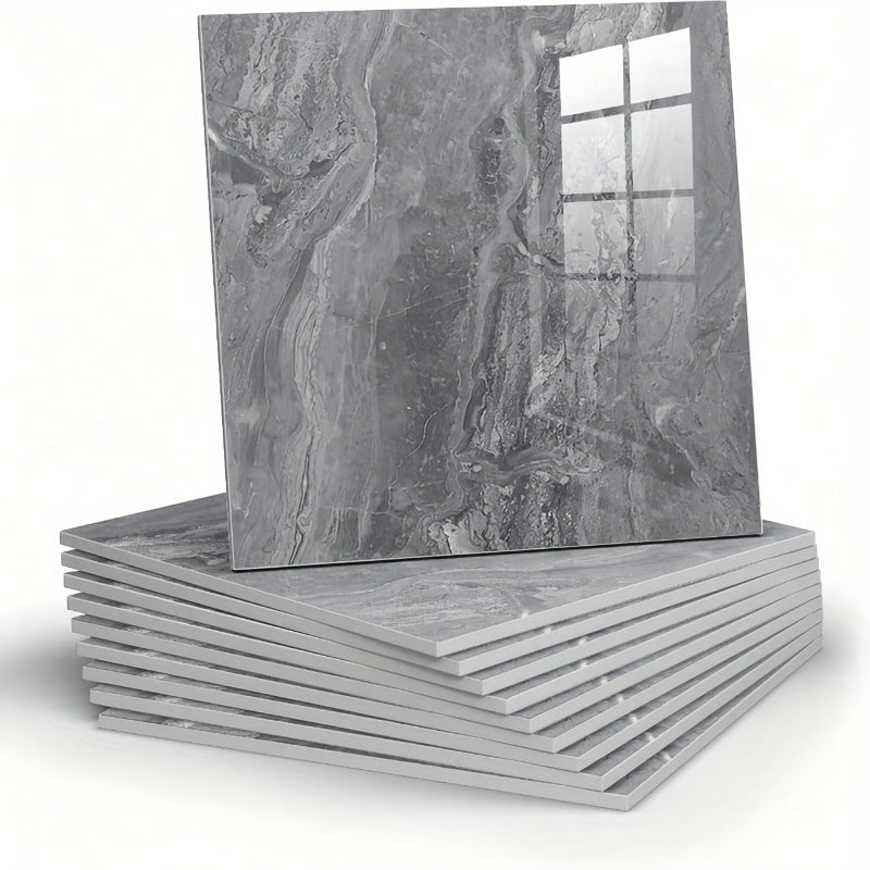 10 шт. мраморных панелей для стен с самоклеящимся водонепроницаемым покрытием для ванной комнаты, кухни, гостиной 29,97 см x 29,97 см