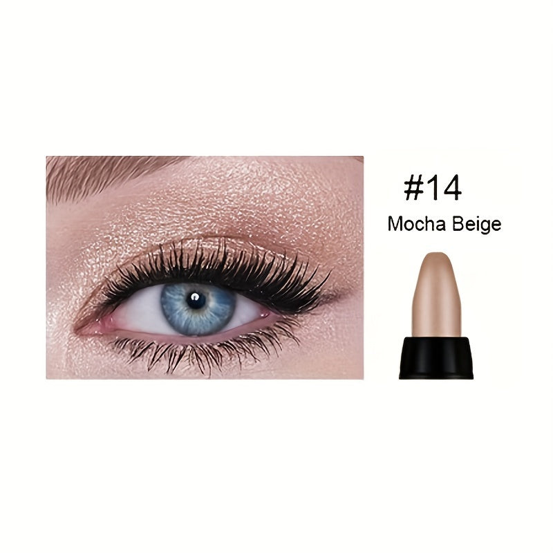 Long-Lasting Shimmering Eyeshadow Stick with Waterproof Formula and Plant Squalane