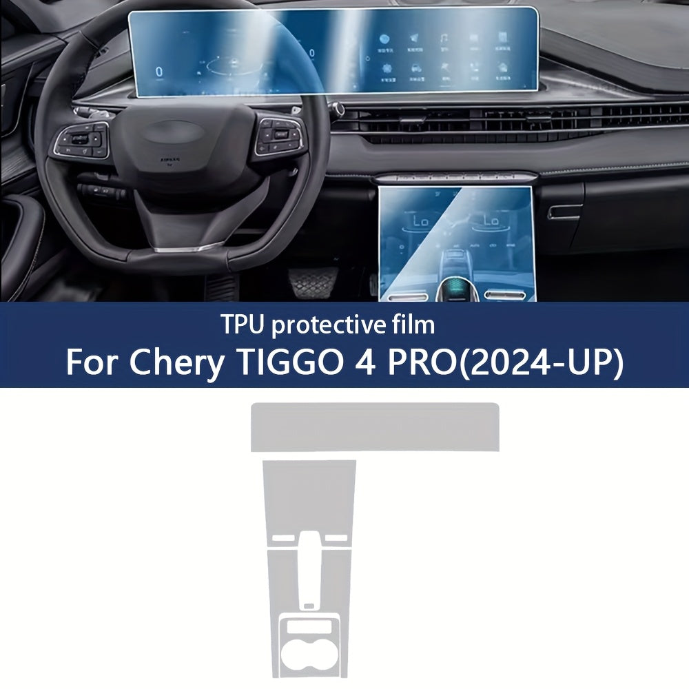 Car Interior TPU Film for Chery Tiggo 4 Pro Scratch Water Resistant