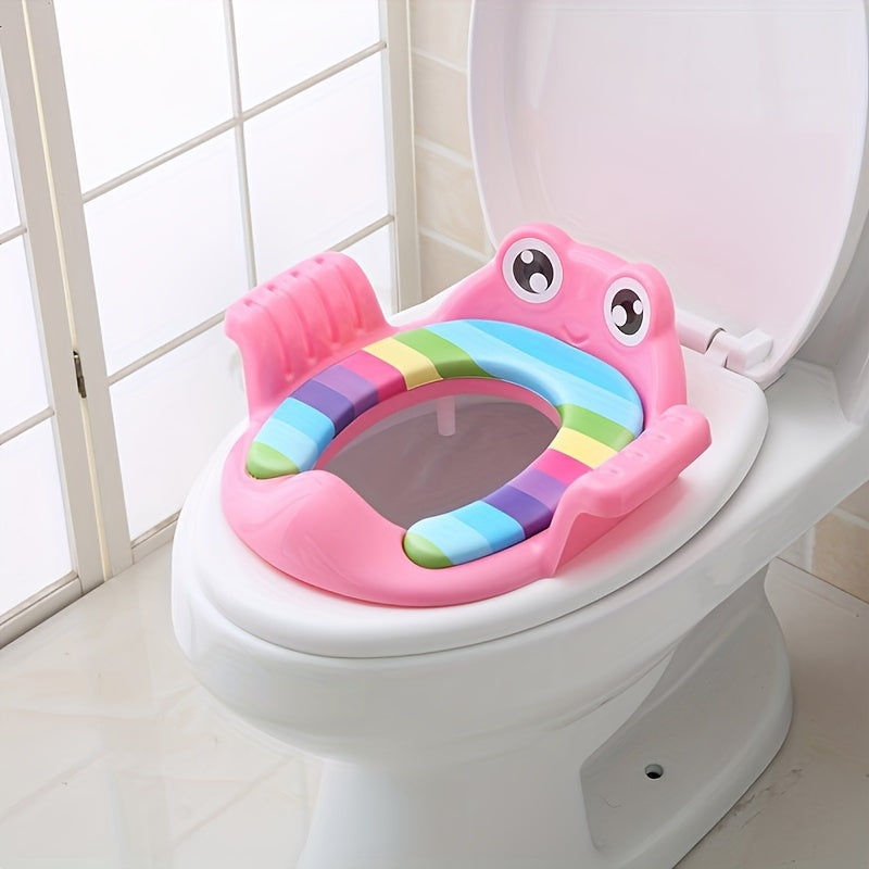 Potty Training Seat with Splash Guard and Non-Slip Mat Portable for Travel
