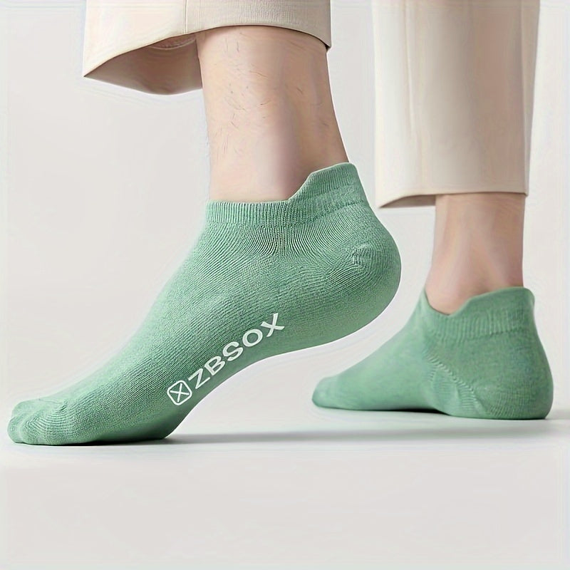 Men's Low-Cut Socks Breathable Anti-Odor Sweat-Absorbing Spring Summer