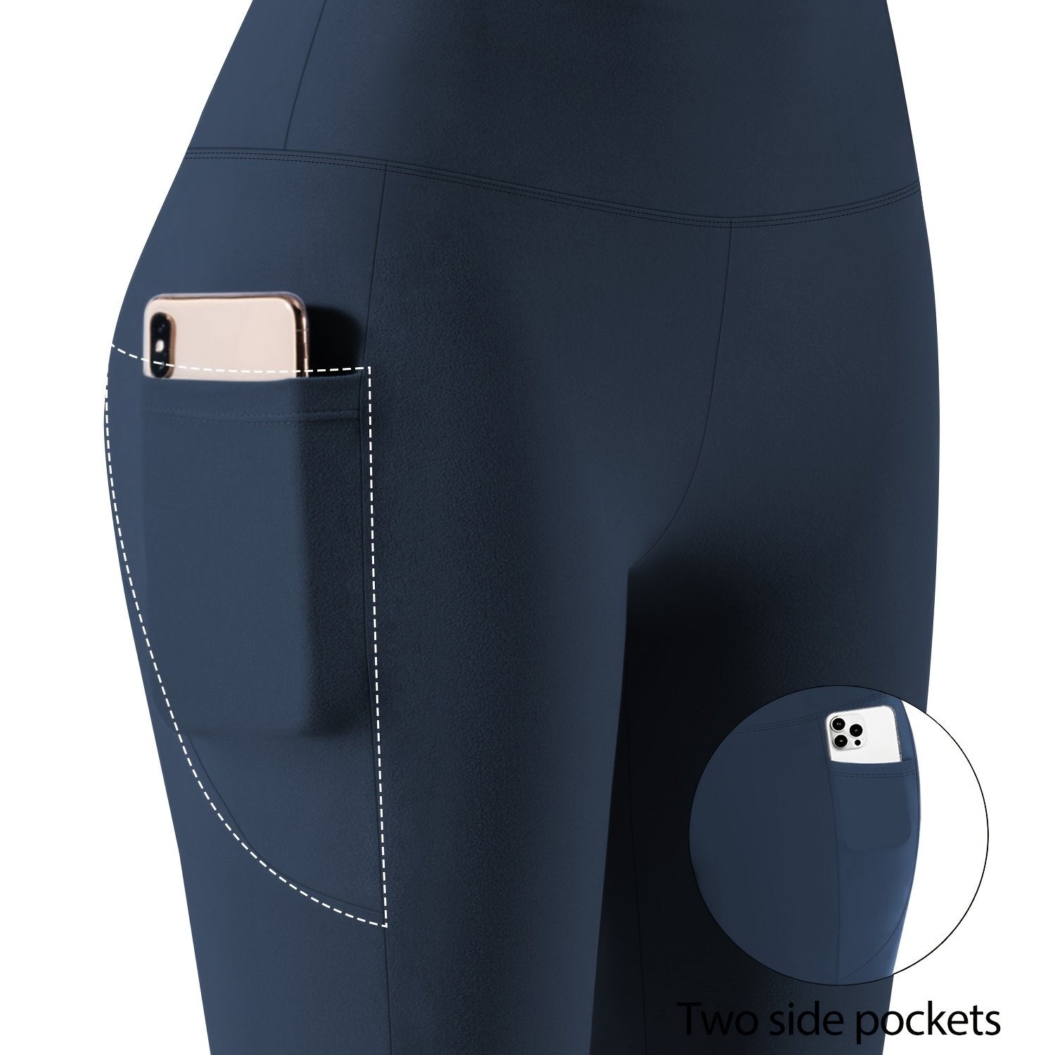 Plus Size High-Waisted Shorts With Pockets Spring Summer Denim Women