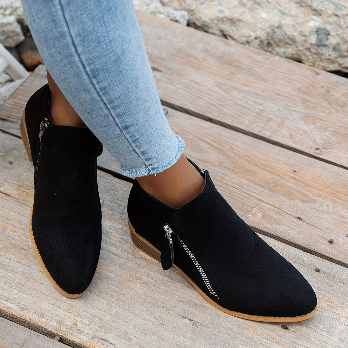 Women's Ankle Boots White Fashion Comfortable Casual Shoes