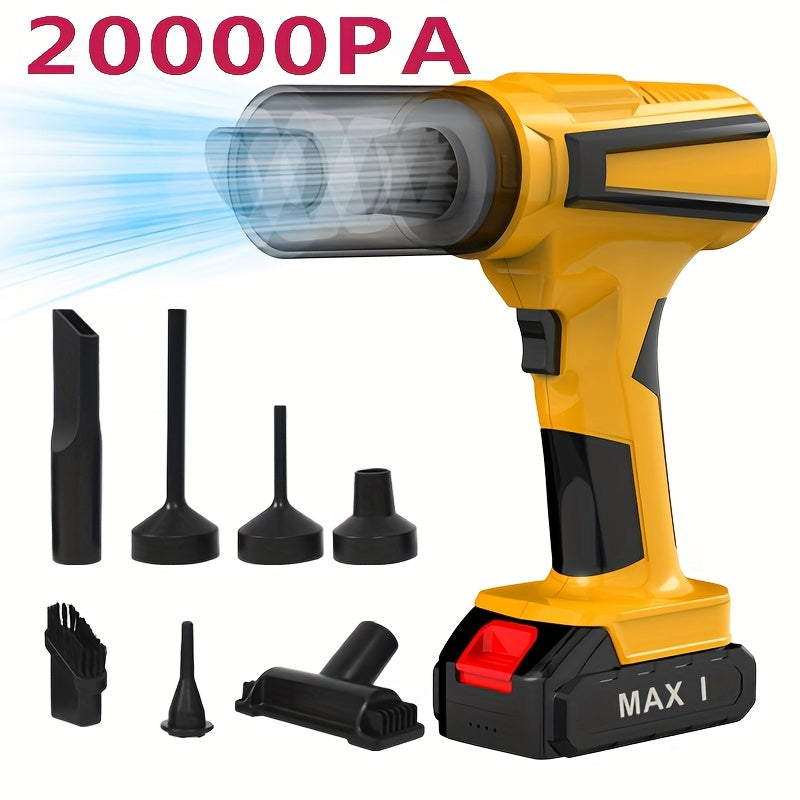 Wireless Handheld Vacuum Cleaner with 20000Pa Brushless Motor and Multiple Nozzle Attachments