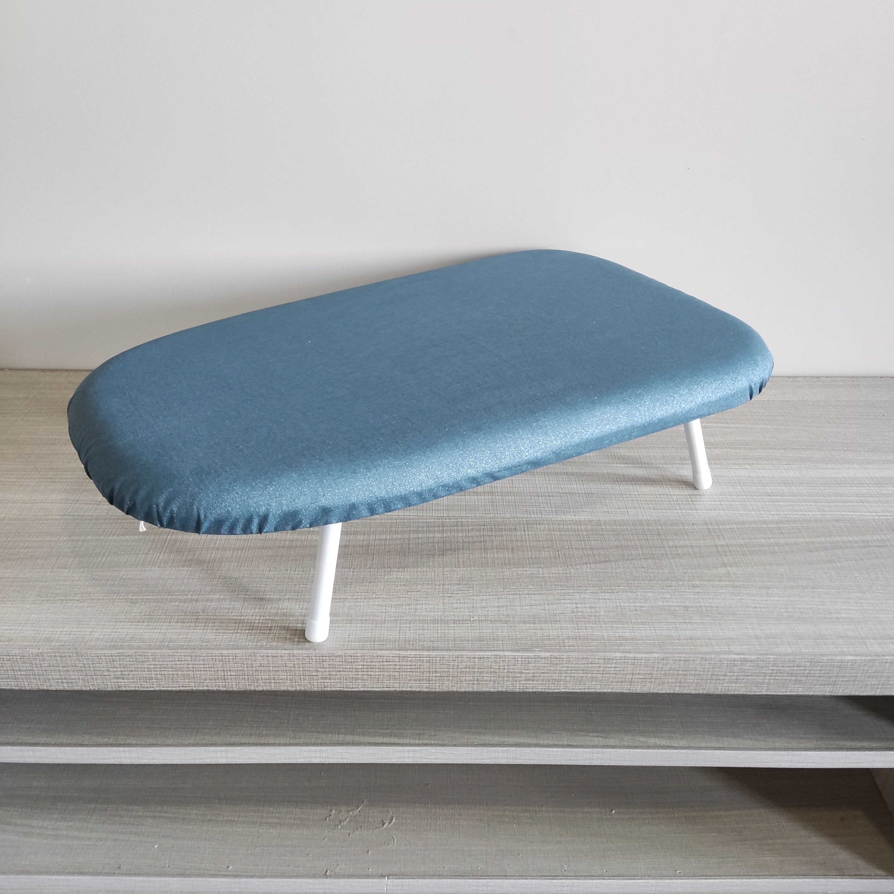 Compact Floral Ironing Board Foldable Tabletop Clothes Pressing Pad