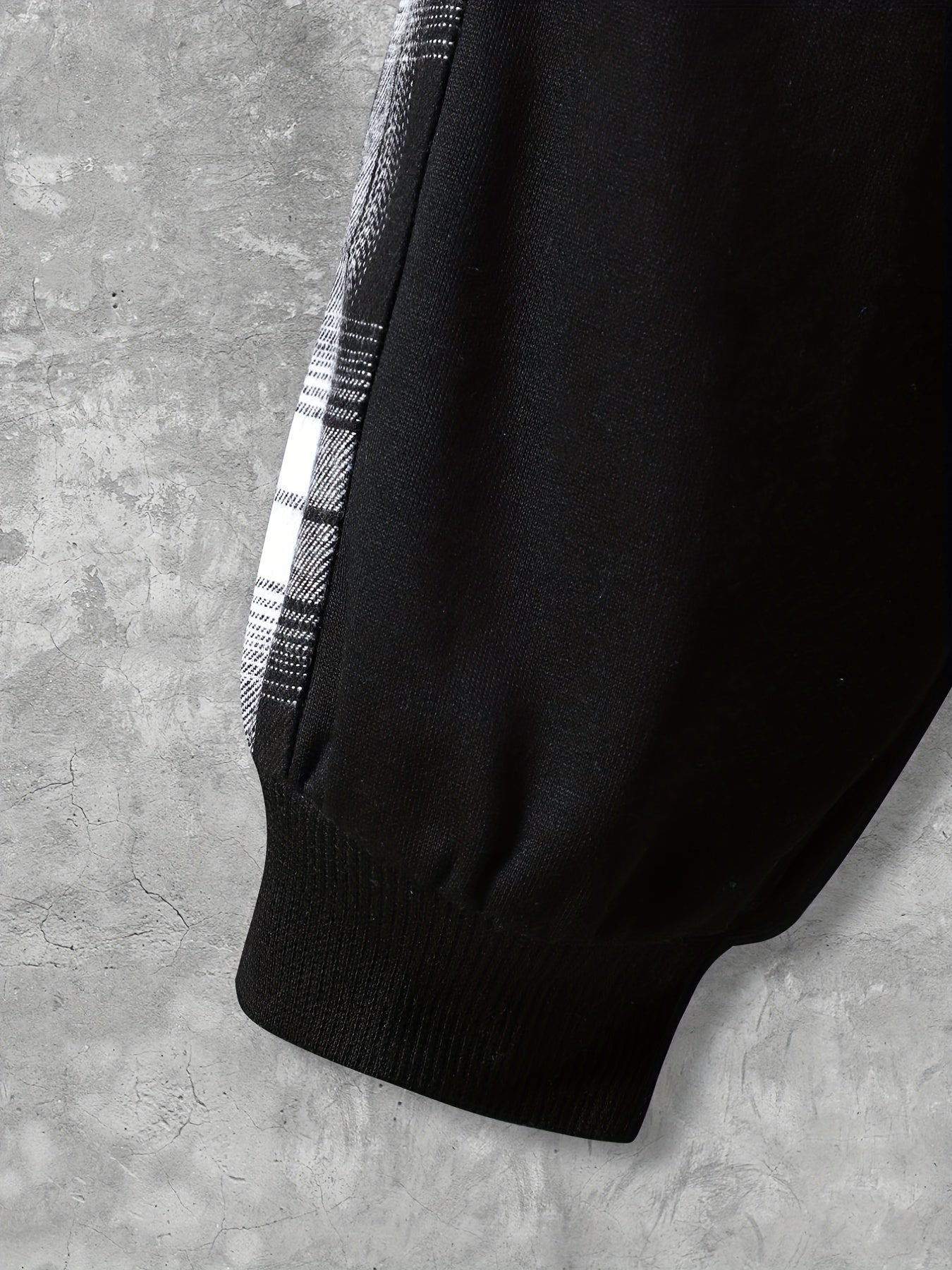 Conjunto de camisa con capucha y pantalones de cuadros para niños y niños en otoño, ropa casual de manga larga