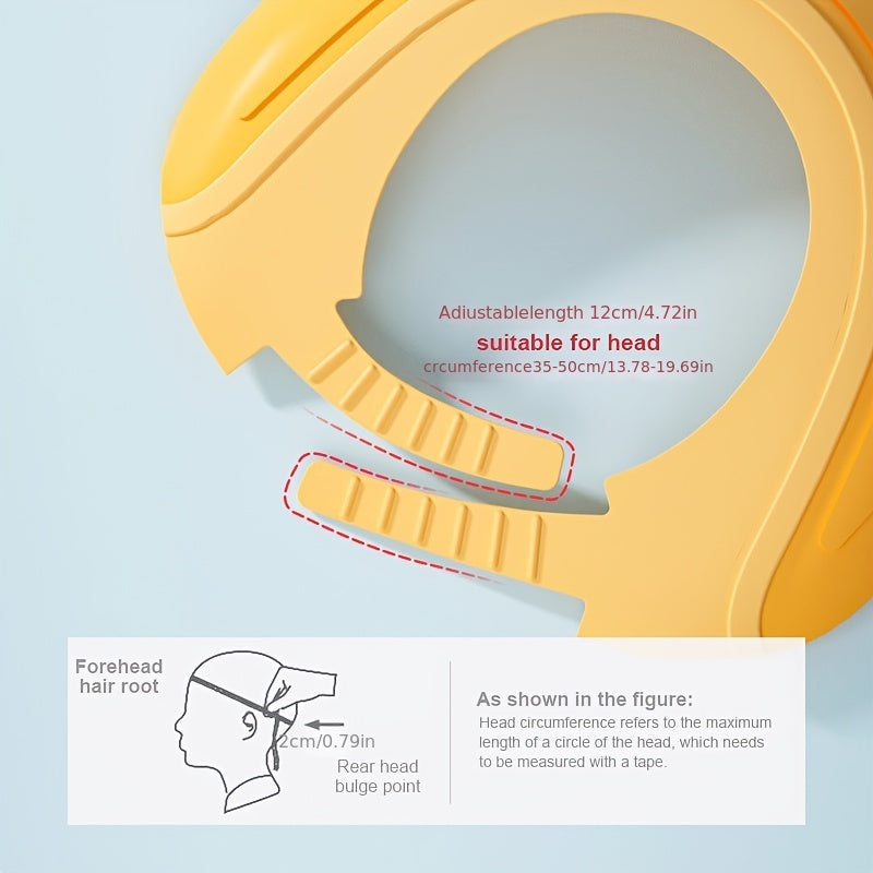 Baby Shower Cap Waterproof Shampoo Hat for Babies Protects Ears and Eyes Cute Crown Style Multiple Colors