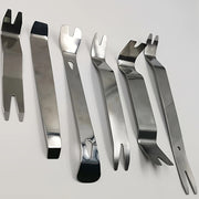 6pcs Car Audio Modification Tool Kit Stainless Steel Pry Bars for Interior and Door Panel Removal