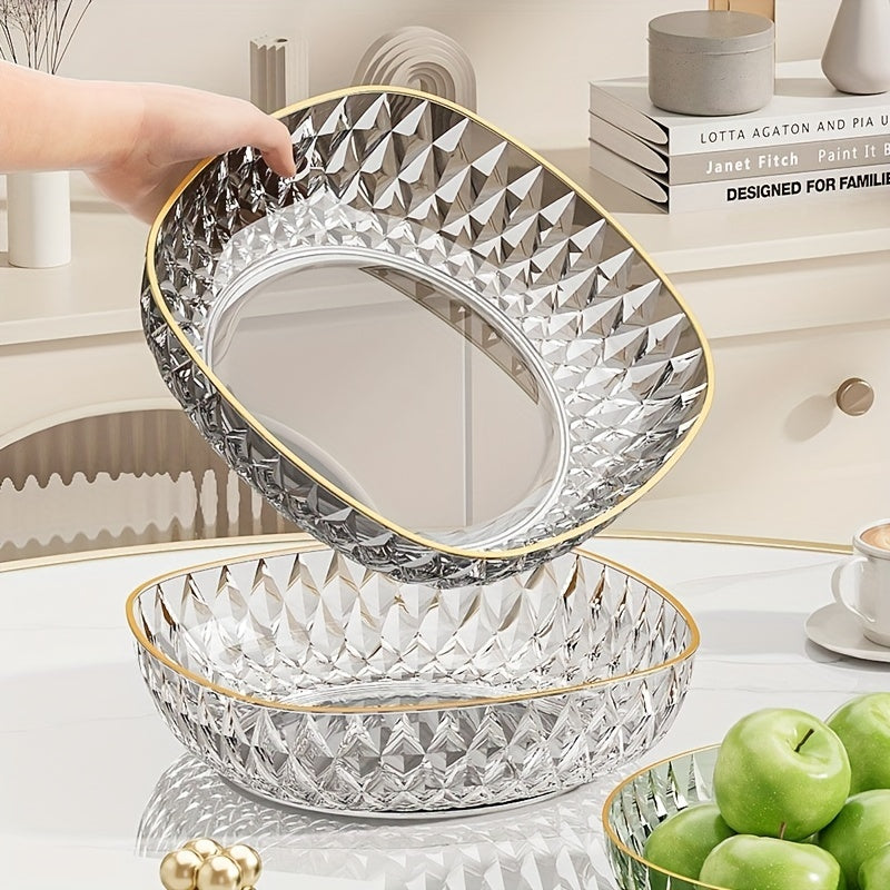 Домашний гостиная фруктовая тарелка для фруктов, закусок и конфет в офисе.