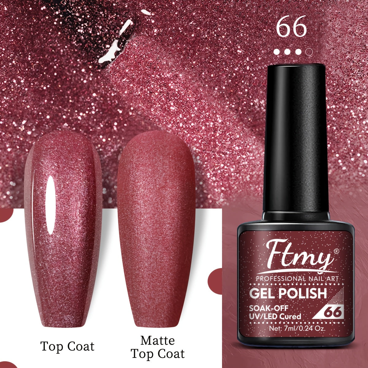 Women Gel Nail Polish Strong Bright Colors Long-Lasting