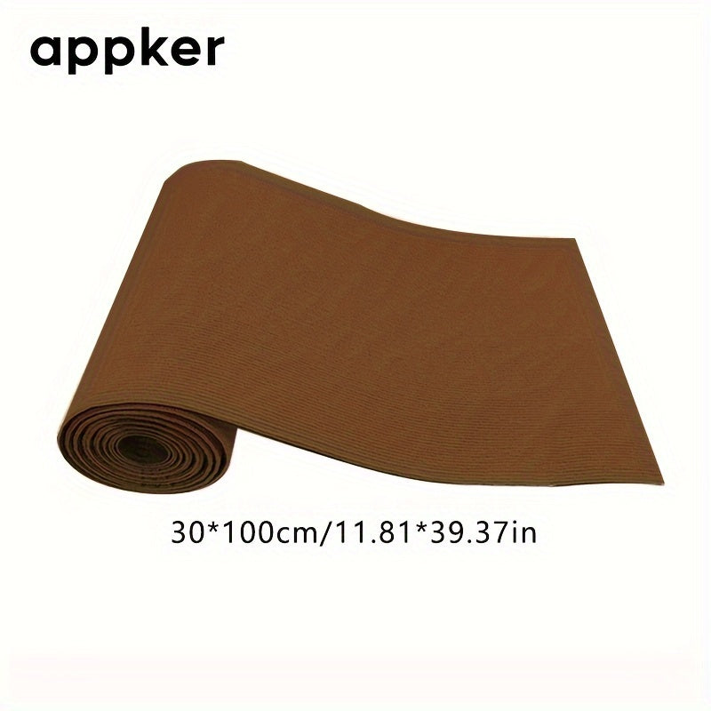 Self-Adhesive Cat Scratching Mat with Dual-Texture Polyester Sofa Protector