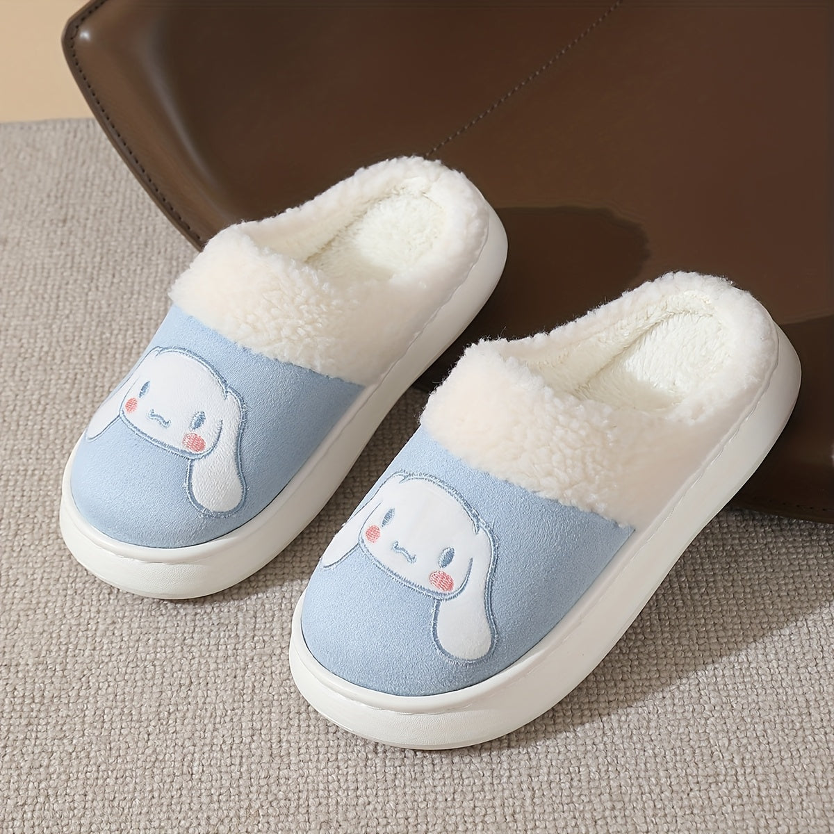 Women's Warm Cartoon Indoor Outdoor Slippers Anti-Slip Thick Soled
