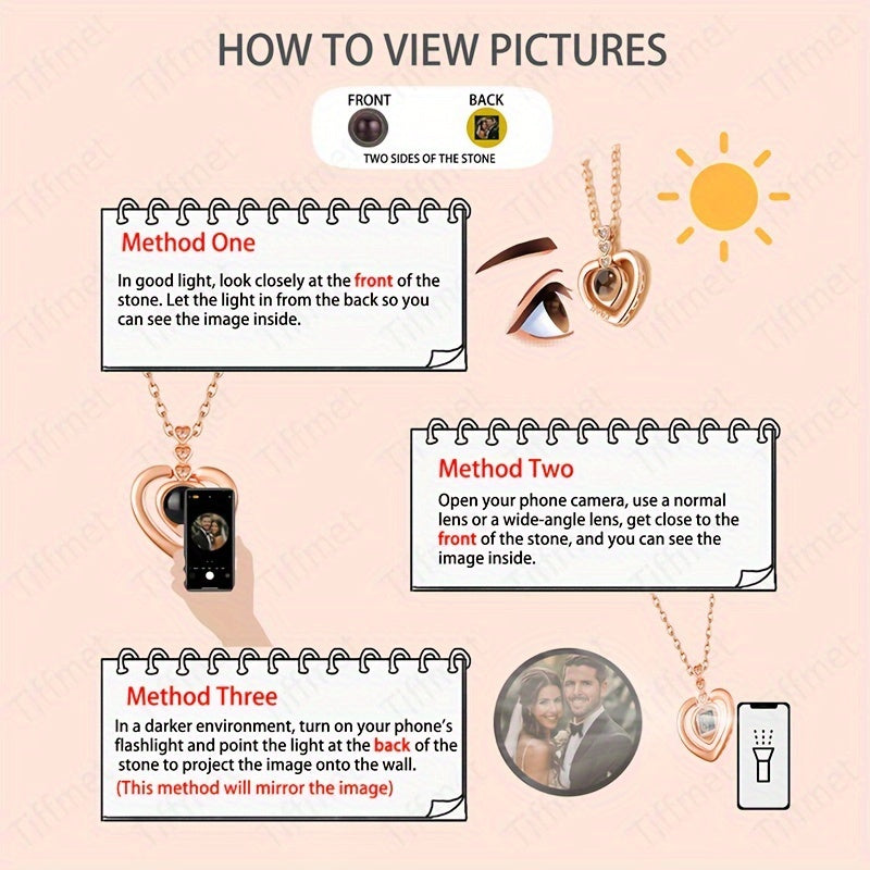 Heart-Shaped Pendant Necklace Titanium Steel Cubic Zirconia Elegant Gift for Women