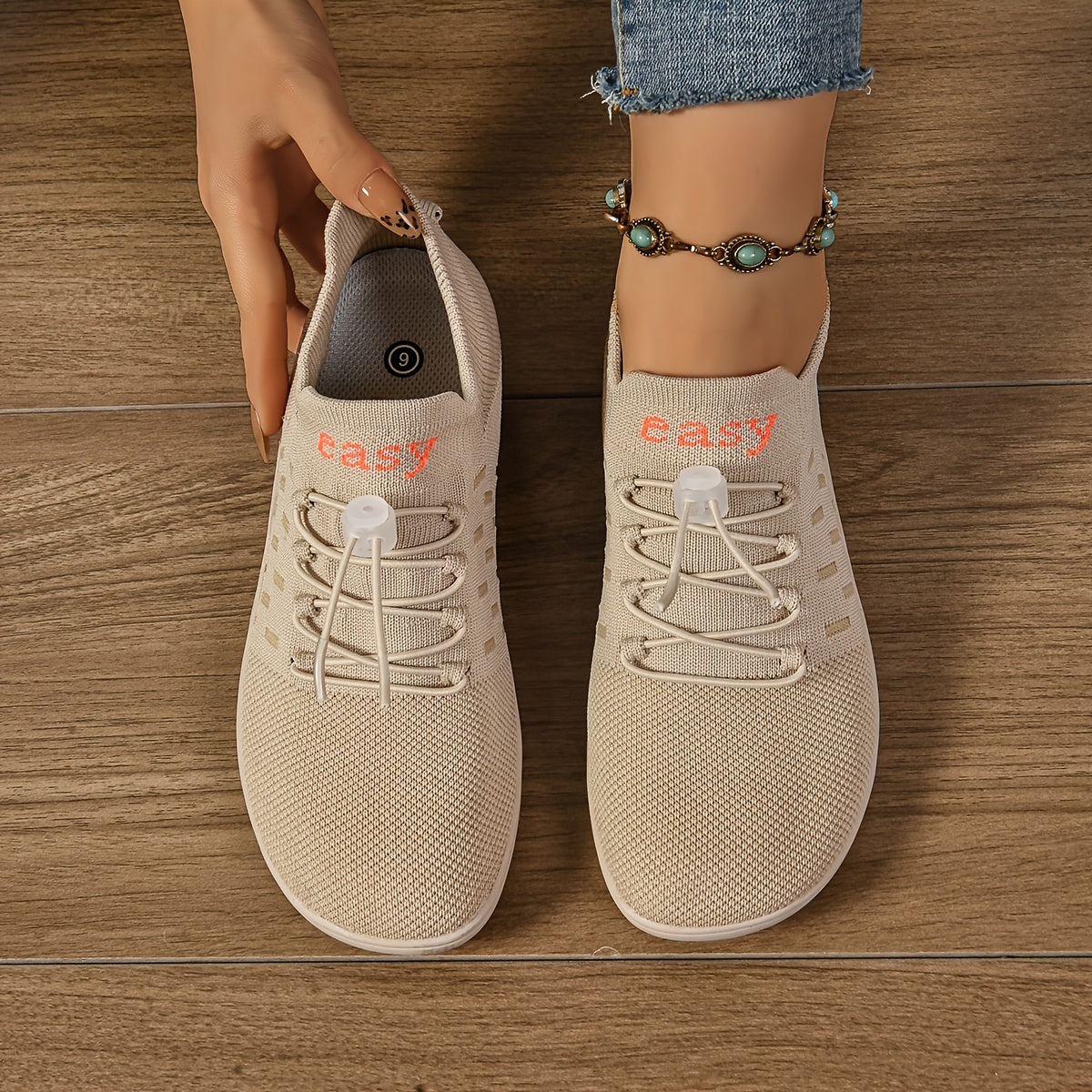 Женские легкие повседневные кроссовки-слипоны из дышащей ткани для всех сезонов