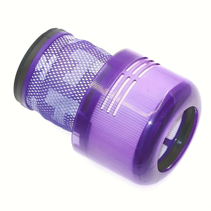 Set of 2 HEPA Filters for Cordless Vacuum with Purple Mesh and Yellow Brush