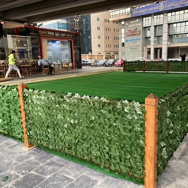 Artificial Greenery Wall Panel for Outdoor Garden Privacy Fence Ivy Decor