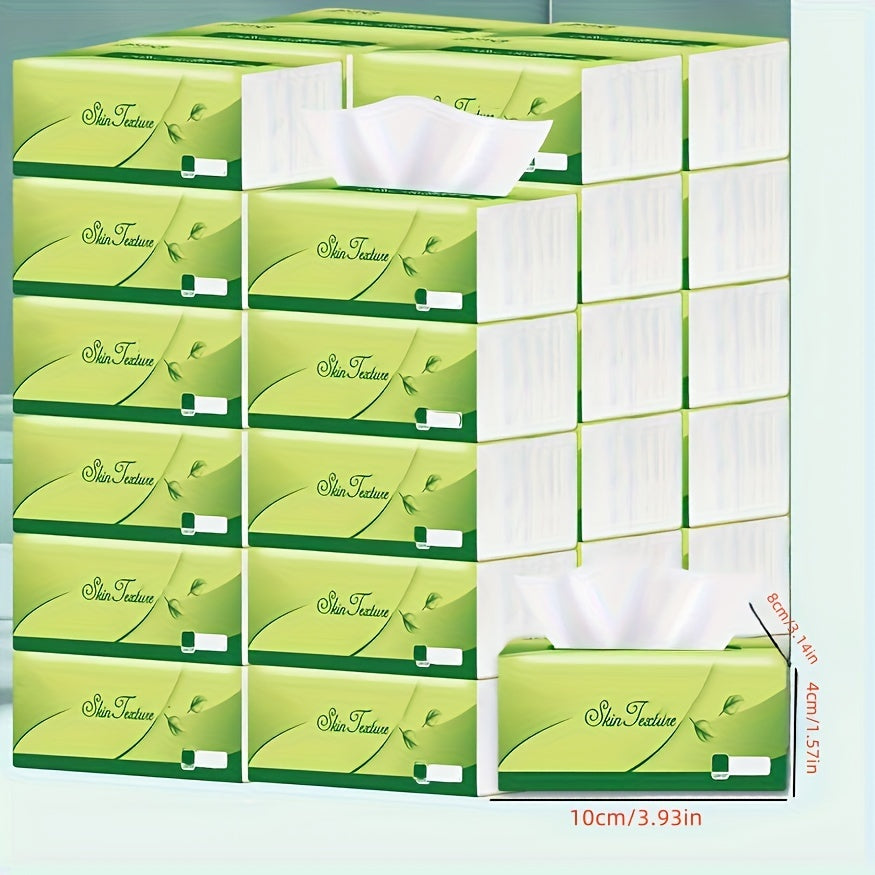 Pack of 10 Ultra-Soft 4-Ply Facial Tissues for Hotels and Offices