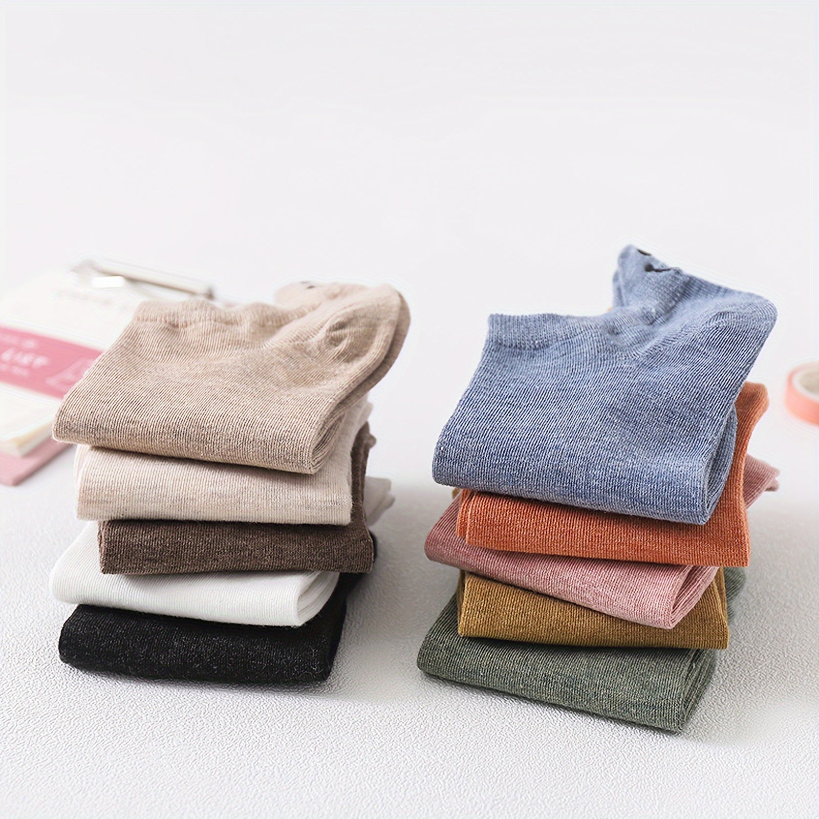 10 пар женских носков до щиколотки дышащих, комфортных, с вышитым улыбающимся лицом, короткие носки