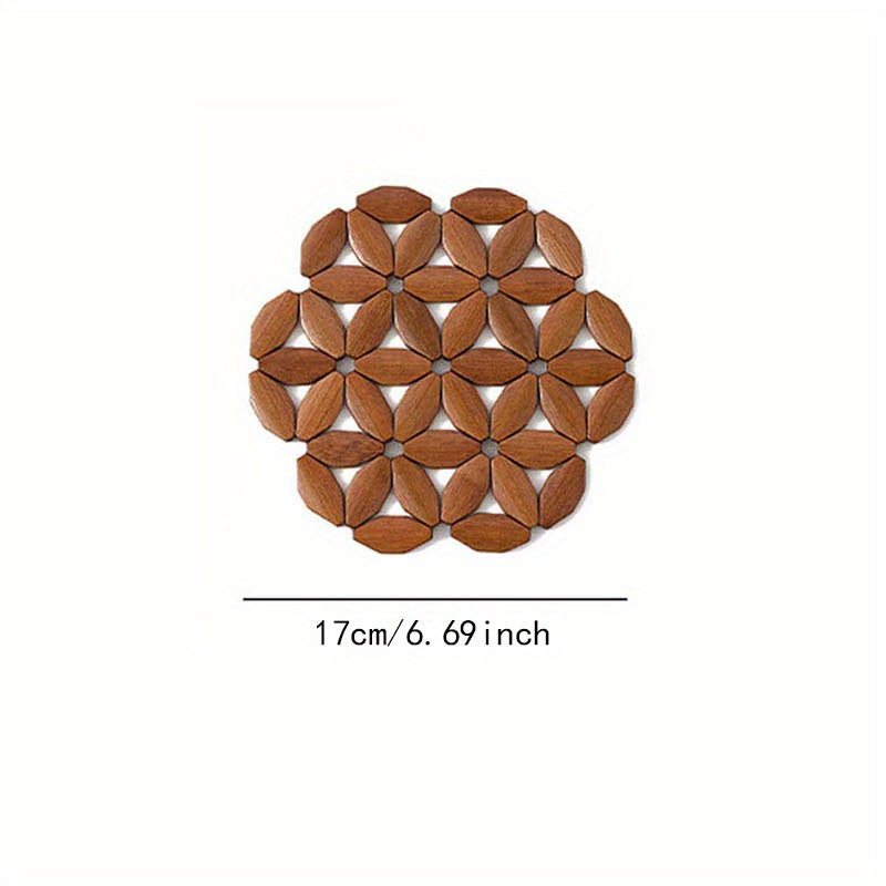 Bamboo Pot Holder Heat-Resistant Table Protector for Kitchen Dining