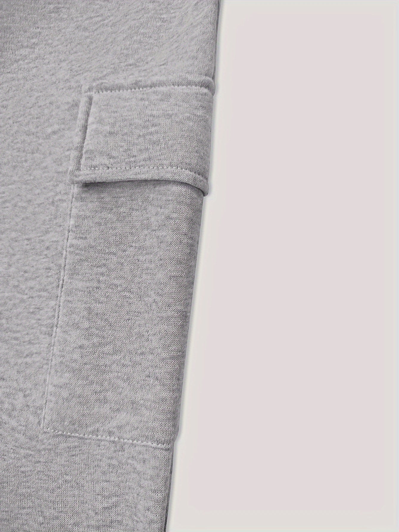 Women's Knit Set 6 Pieces Casual Spring Summer Polyester Blend Crew Neck with Pocket Elastic Waist