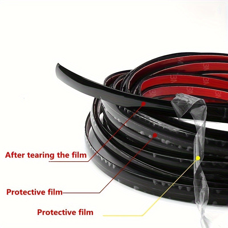 Universal avtomobil rezina yelim chiziq oynaning chetiga, shisha oynaga, tomning chetiga izolyatsiya uchun