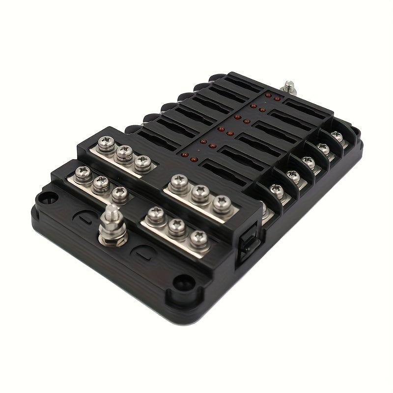 Ko‘p yo‘nalishli avtomobil, qayiqlar uchun fuzе qutisi blok tutgichlari LED indikatorlari bilan 12V 32V