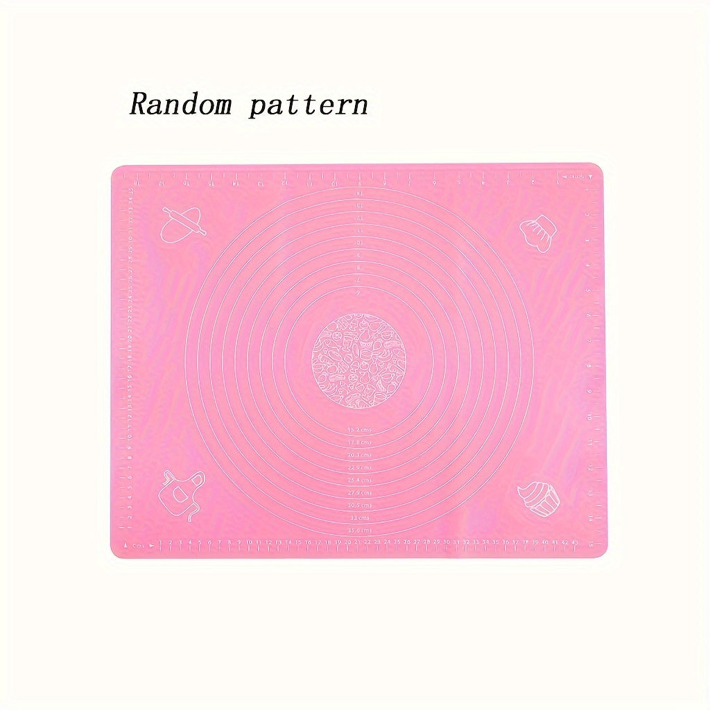 Silicone Baking Mat Extra Thick Non-Slip BPA-Free with Measurements for Pizza and Cake Dough